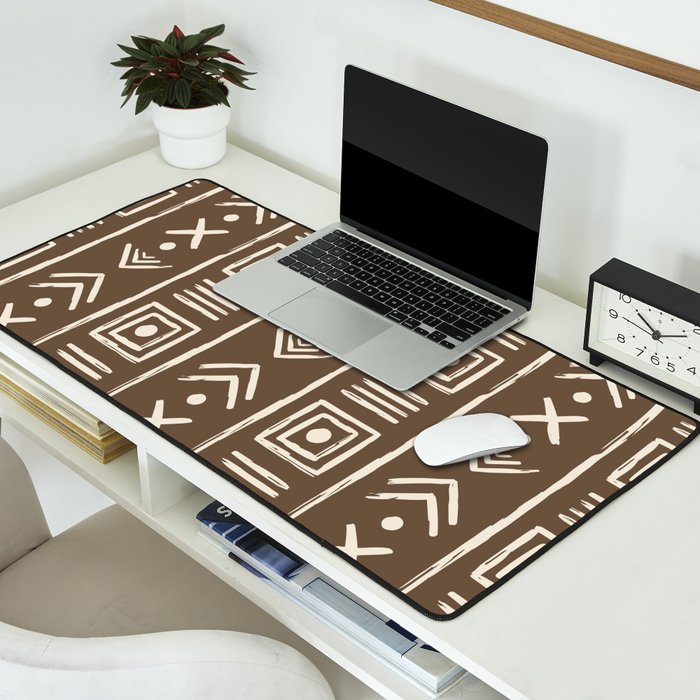 Tribal Coffee Liqueur Pattern Desk Mat Gallery Image 2