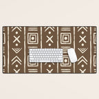 Tribal Coffee Liqueur Pattern Desk Mat Gallery Image 1