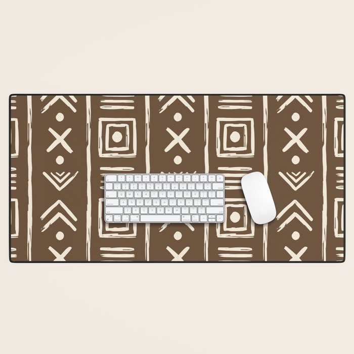 Tribal Coffee Liqueur Pattern Desk Mat Gallery Image 1