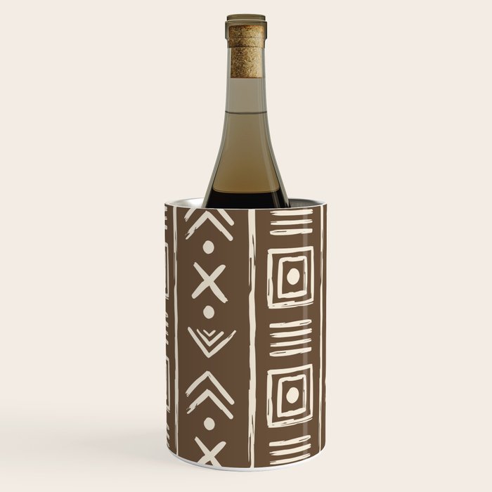 Tribal Coffee Liqueur Pattern Wine Chiller Gallery Image 2