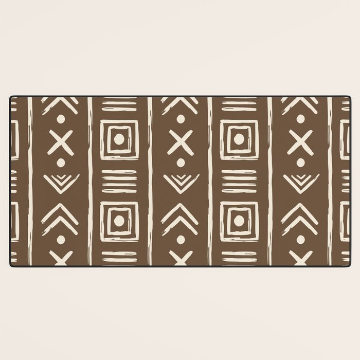 Tribal Coffee Liqueur Pattern Desk Mat Gallery Image 3
