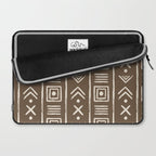 Tribal Coffee Liqueur Pattern Laptop Sleeve Gallery Image 2