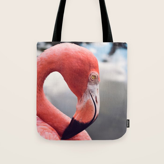 Pink Flamingo Tote Bag Gallery Image 1