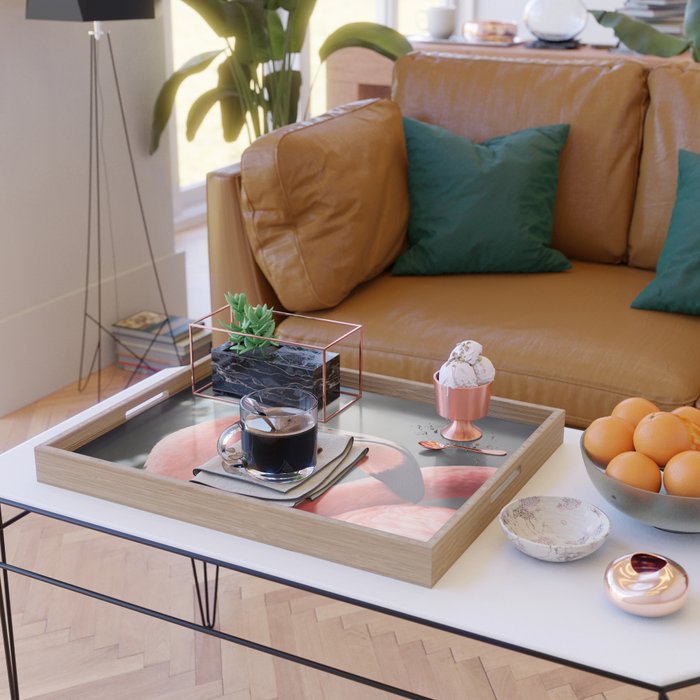 Pink Flamingo Serving Tray Gallery Image 2