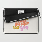 Music Sounds Better With You Laptop Sleeve Gallery Image 2