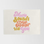 Music Sounds Better With You Rug Gallery Image 2