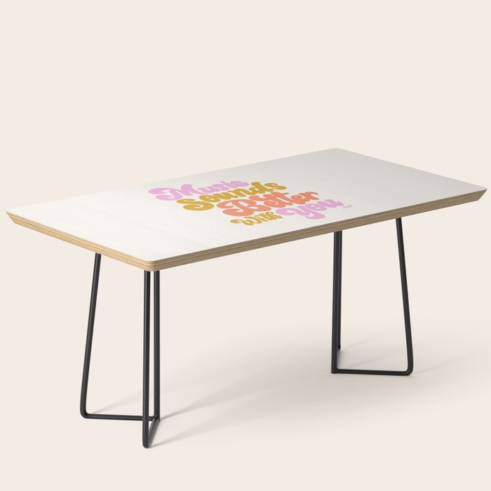 Music Sounds Better With You Coffee Table Gallery Image 1