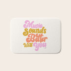 Music Sounds Better With You Bath Mat Gallery Image 1