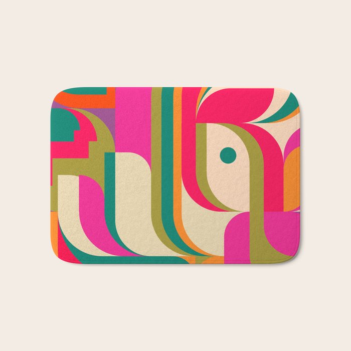 Pinky Girl Bath Mat Gallery Image 1