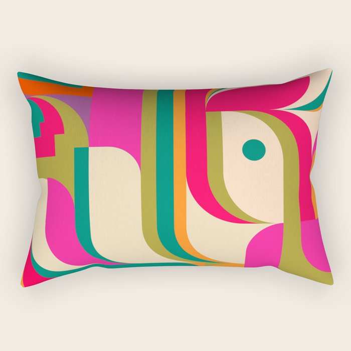 Pinky Girl Rectangular Pillow Gallery Image 2