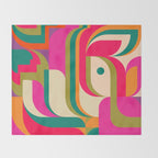 Pinky Girl Throw Blanket Gallery Image 2