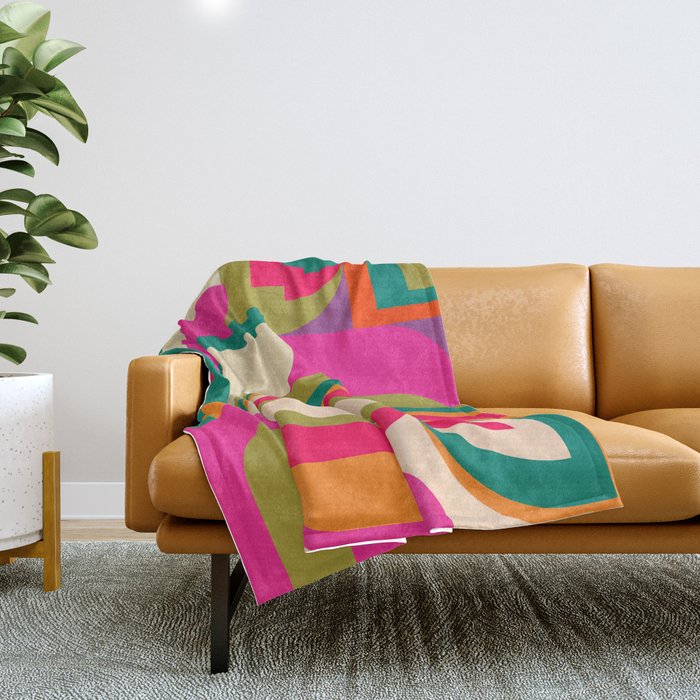 Pinky Girl Throw Blanket Gallery Image 1