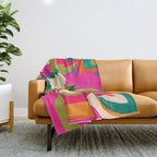 Pinky Girl Throw Blanket Gallery Image 1
