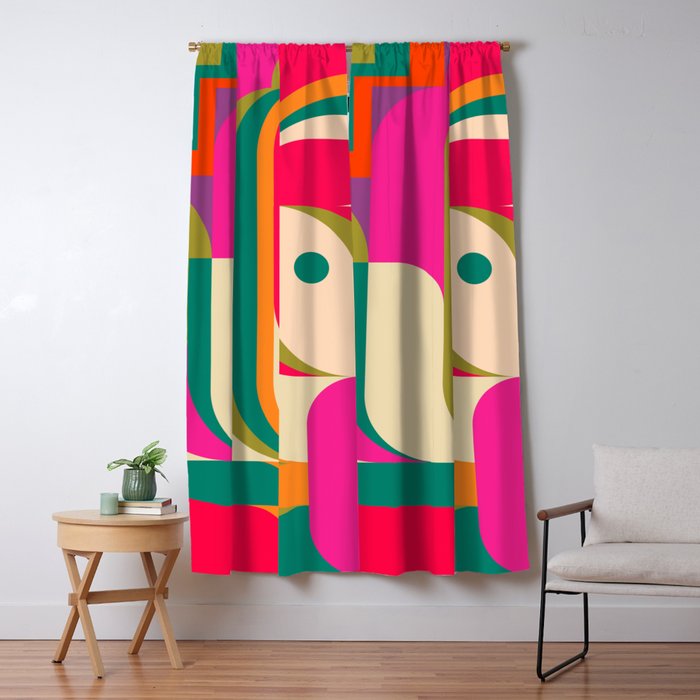 Pinky Girl Window Curtain Gallery Image 5