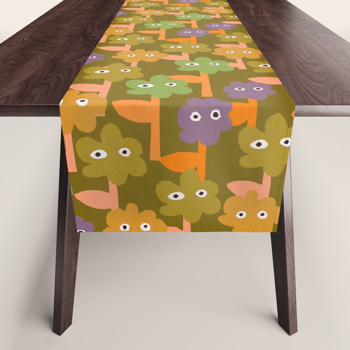 Suspicious Garden #1 Table Runner Gallery Image 1