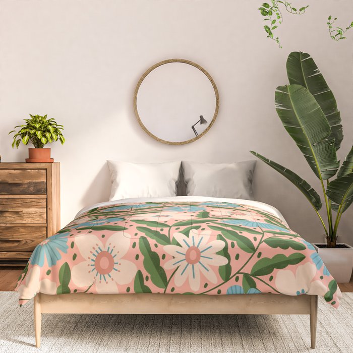 Flower Garden - Peach  Comforter Gallery Image 3