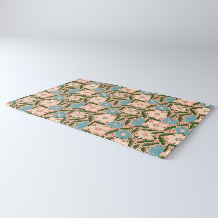 Flower Garden - Peach  Rug Gallery Image 3