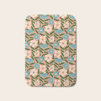Flower Garden - Peach  Bath Mat Gallery Image 1