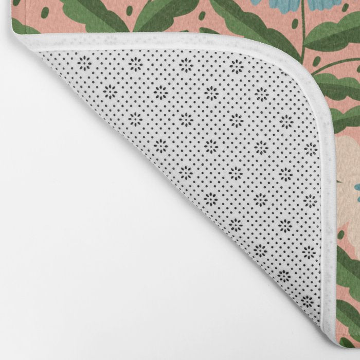 Flower Garden - Peach  Bath Mat Gallery Image 2