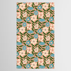 Flower Garden - Peach  Tablecloth Gallery Image 2