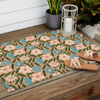 Flower Garden - Peach  Outdoor Rug Gallery Image 2