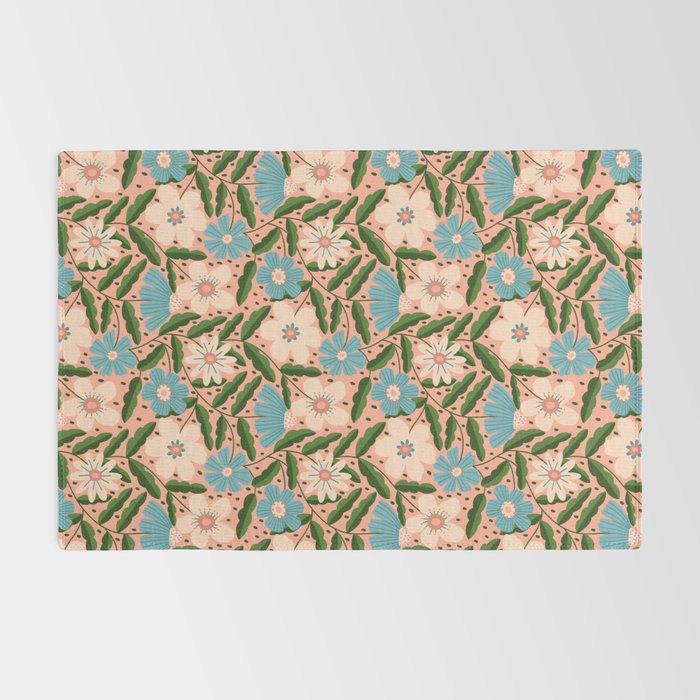 Flower Garden - Peach  Rug Gallery Image 2