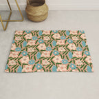 Flower Garden - Peach  Rug Gallery Image 1