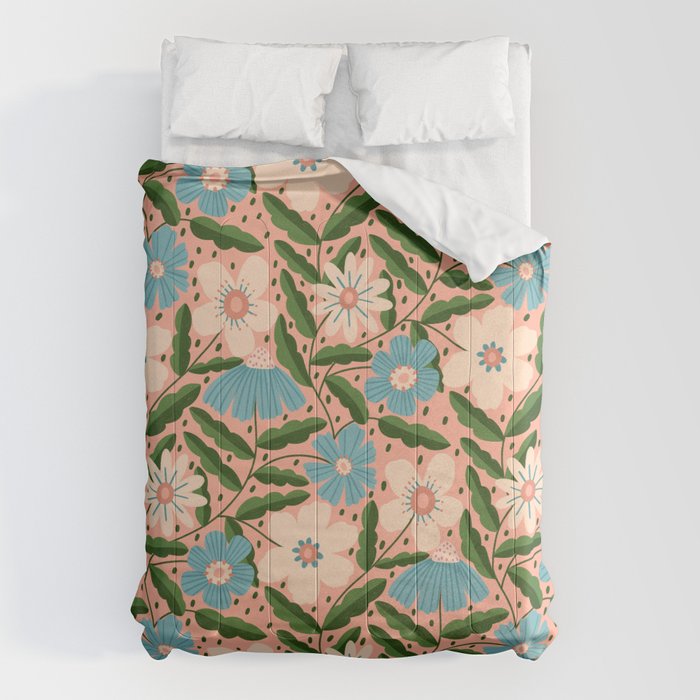Flower Garden - Peach  Comforter Gallery Image 6