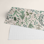 Winter Eucalyptus and Berry Pattern Wrapping Paper Gallery Image 2