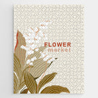 Flowers market: lily of the valley earthy toned Jigsaw Puzzle Gallery Image 1