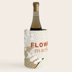 Flowers market: lily of the valley earthy toned Wine Chiller Gallery Image 1