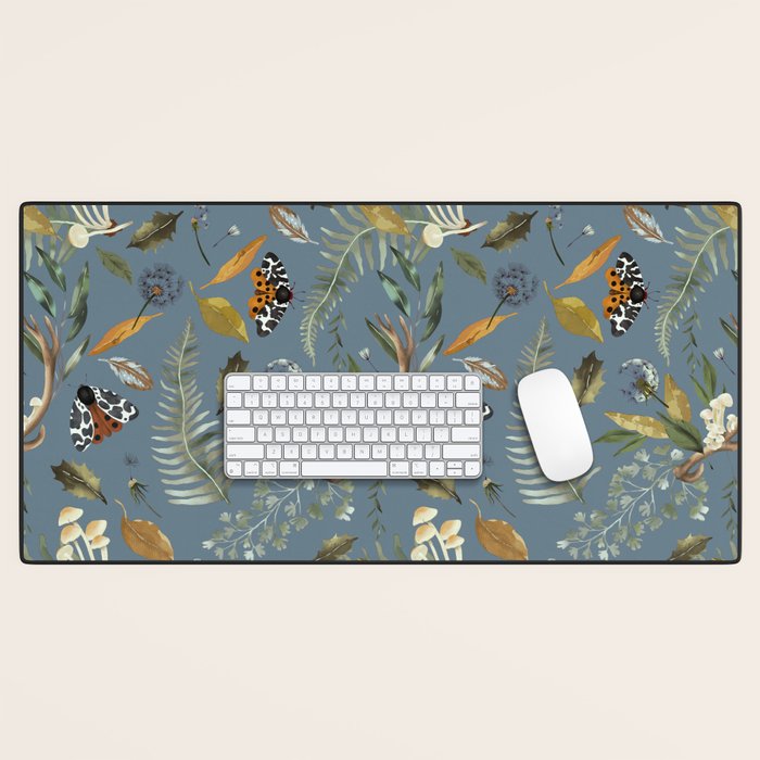 Moths Mystical Woodland B Desk Mat Gallery Image 1