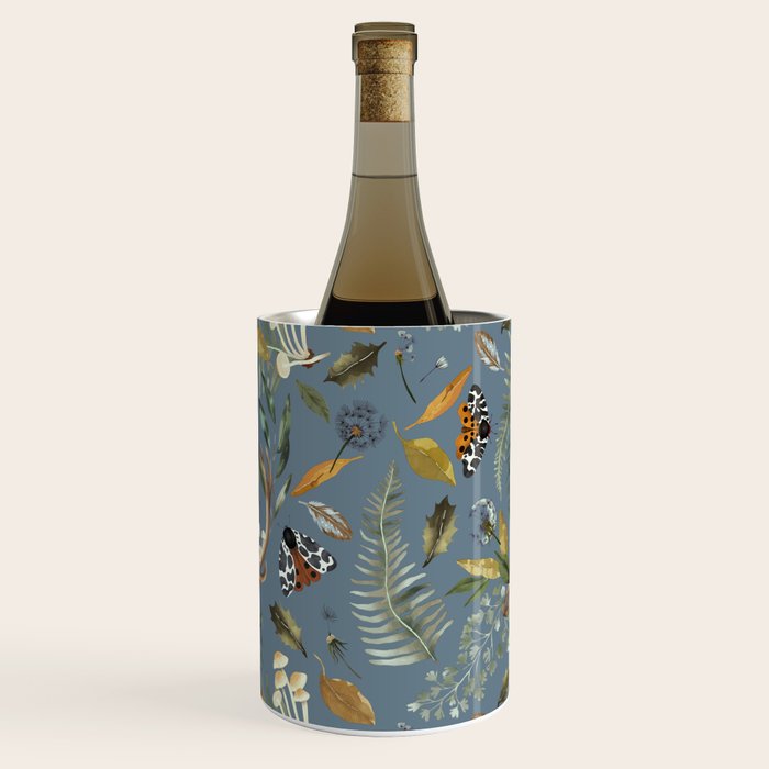 Moths Mystical Woodland B Wine Chiller Gallery Image 2