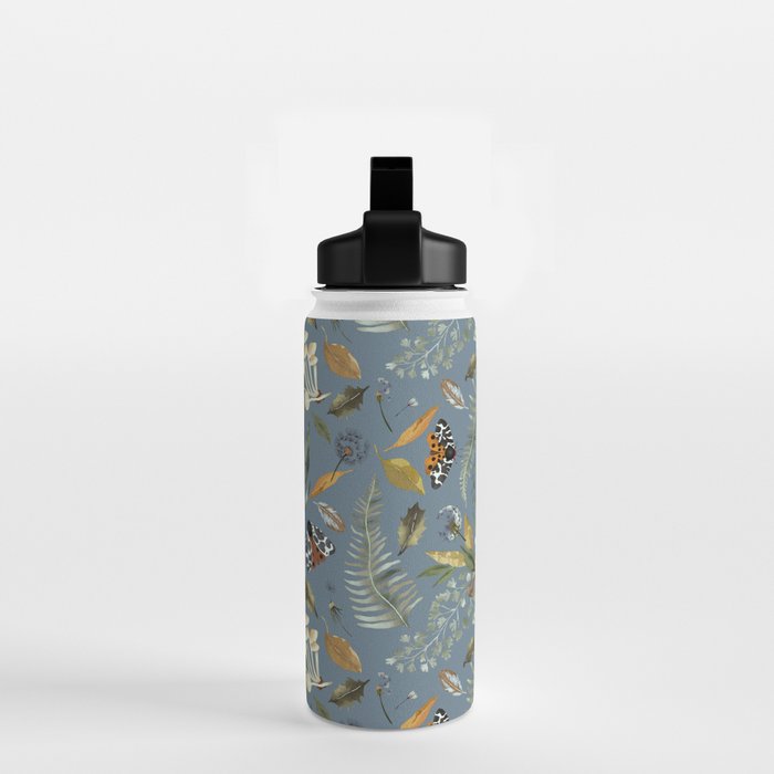 Moths Mystical Woodland B Water Bottle Gallery Image 2