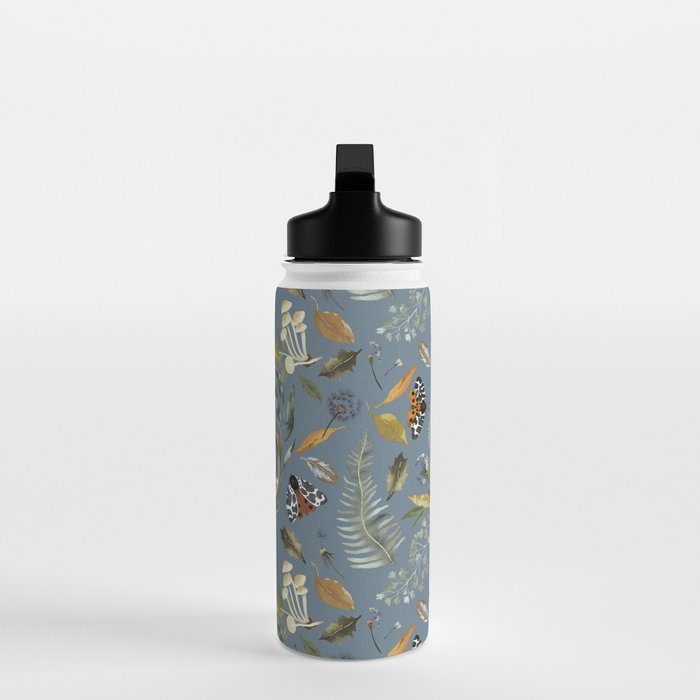 Moths Mystical Woodland B Water Bottle Gallery Image 3