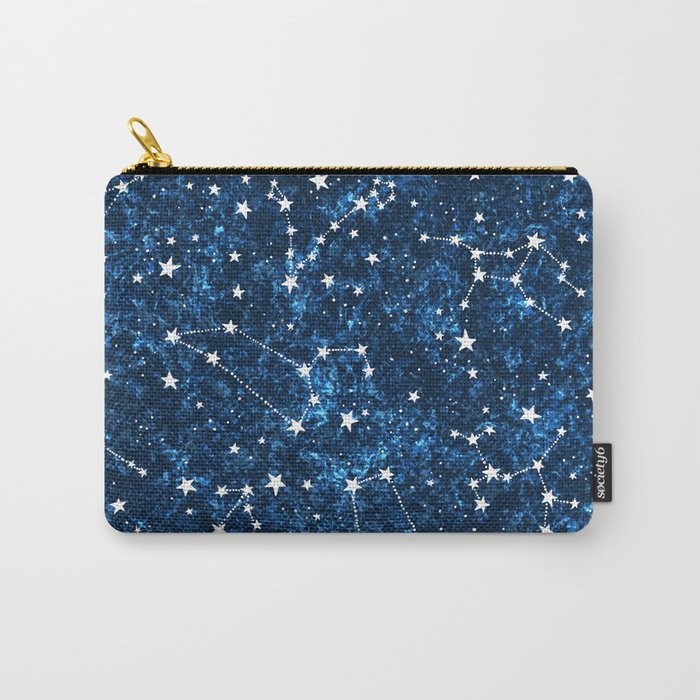 Starry Night Sky Cosmic Constellations Carry All Pouch Gallery Image 1