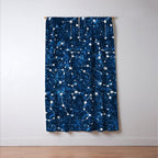 Starry Night Sky Cosmic Constellations Window Curtain Gallery Image 3