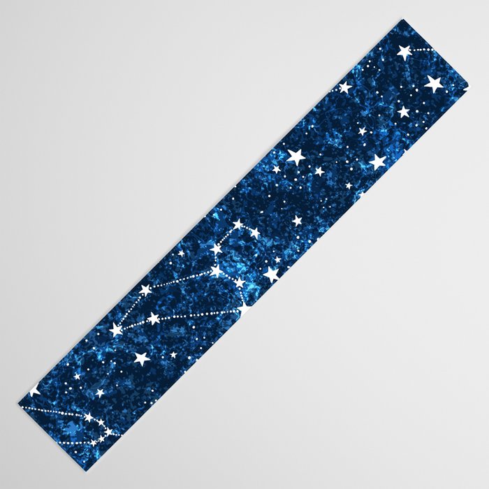 Starry Night Sky Cosmic Constellations Table Runner Gallery Image 3