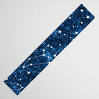 Starry Night Sky Cosmic Constellations Table Runner Gallery Image 3
