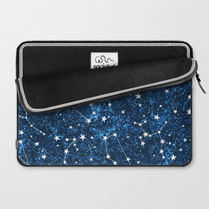 Starry Night Sky Cosmic Constellations Laptop Sleeve Gallery Image 2
