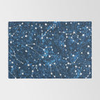 Starry Night Sky Cosmic Constellations Rug Gallery Image 2