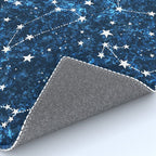 Starry Night Sky Cosmic Constellations Rug Gallery Image 4