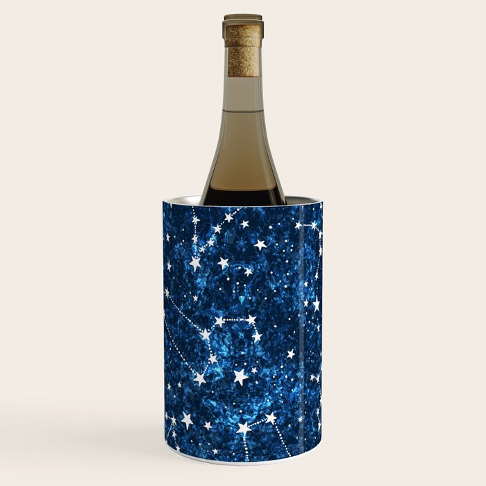 Starry Night Sky Cosmic Constellations Wine Chiller Gallery Image 1