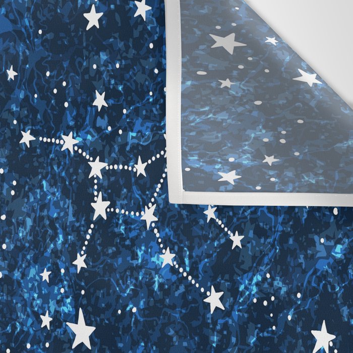 Starry Night Sky Cosmic Constellations Wall Tapestry Gallery Image 3