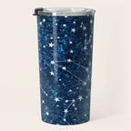 Starry Night Sky Cosmic Constellations Travel Mug Gallery Image 3