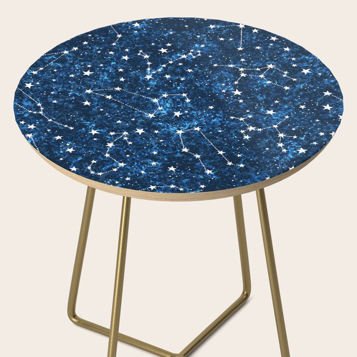 Starry Night Sky Cosmic Constellations Side Table Gallery Image 2
