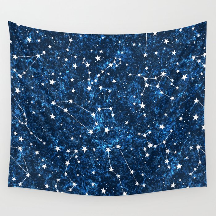 Starry Night Sky Cosmic Constellations Wall Tapestry Gallery Image 4