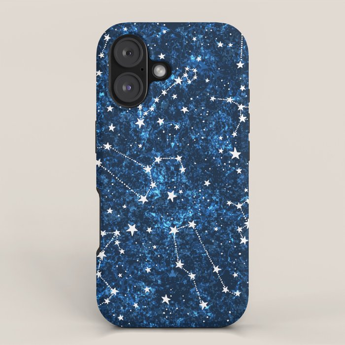 Starry Night Sky Cosmic Constellations iPhone Case Gallery Image 1