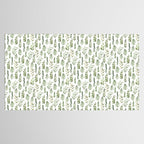 Watercolor leaves Tablecloth Gallery Image 2