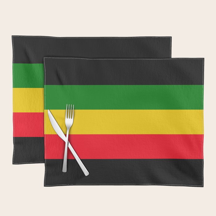 Rastafarian Colors Placemat Gallery Image 1